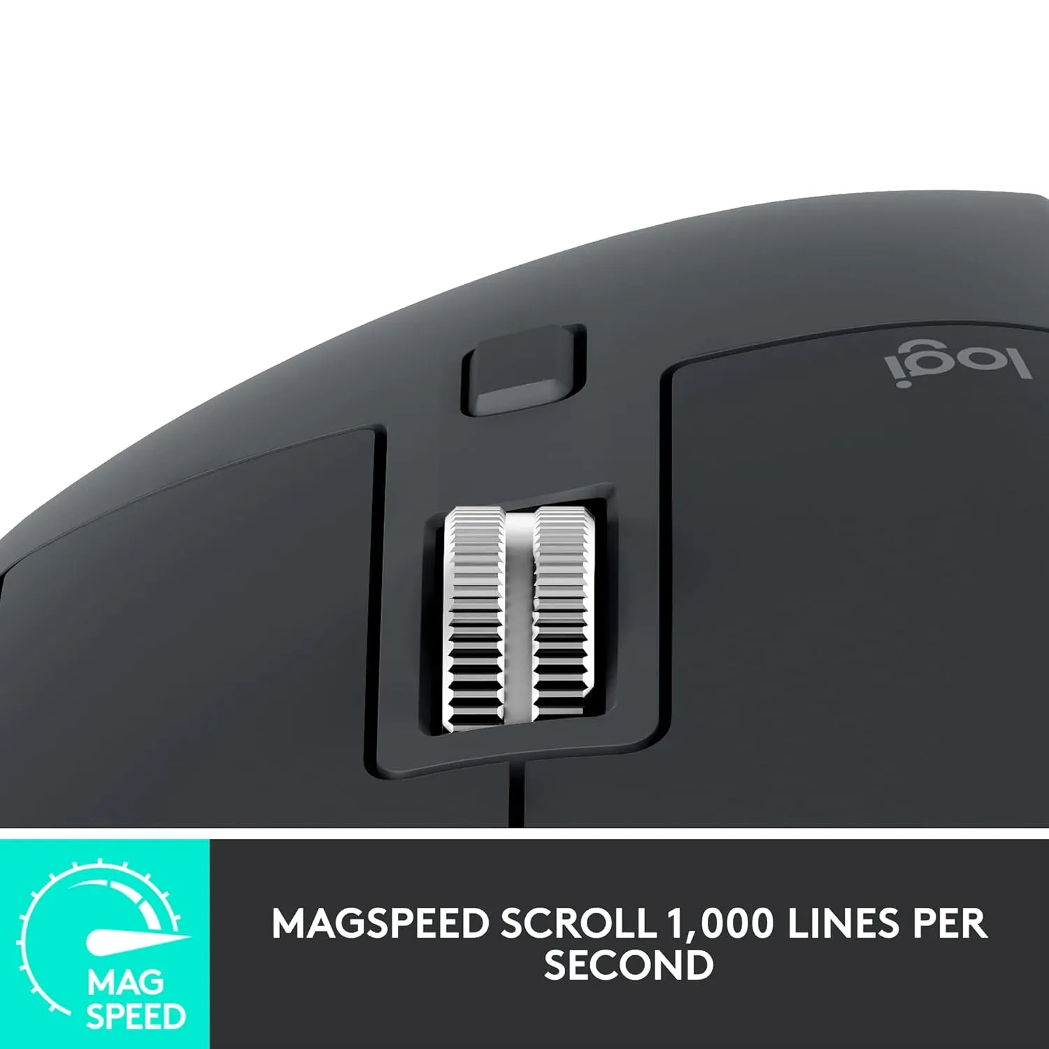 Logitech Wireless Mouse MX MASTER 3S For Business Black view 2